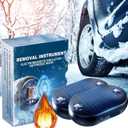 2 x 2PCS Electromagnetic Snow Removal, Anti-Freeze Electromagnetic Car Snow Removal Device, Electromagnetic Wave Anti Freezing and Snow Removal Device, Potable Snow Removal Device