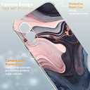 for Samsung Galaxy S25 Edge Case 5G 6.65", [10FT Military Grade Drop Test] Marble Planet Soft Slim TPU Protective Shockproof Phone Case CoverNight