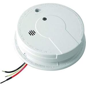 Kidde Smoke Detector, Hardwired Smoke Alarm with 9-Volt Battery Backup, Test-Reset Button, Interconnect Capability, 1 Count (Pack of 1), White