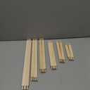 Hotop 6 Set Stretcher Bars for Needlework 6 Size Wooden Canvas Stretcher Bars for Needlepoint Embroidery Stitch Frame Set Bundle with Crafts (Natural)