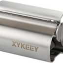 XYKEEY Toothpaste Squeezer Tube Squeezer - Toothpaste Squeezer Roller Tube Squeezer Tool, Rolling Tooth Pastetooth Paste Squeeze Dispenser Tube Wringer, 1 Pack (Stainless Steel)