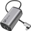 NP Type-C to Gigabit PoE Converter, POE Ethernet Adapter gigabit RJ45 to Type C 1000Mbps Converter