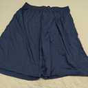 Real Essentials Pack of 1 Men's 2 in 1 Mesh 7" Running Workout Gym Shorts with Compression Liner, Navy Blue, Medium