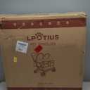 Double Pet Stroller, Foldable Stroller for 2 Dogs & Cats, Two-Seater Carrier Twin Dog Walk Jogger Travel Pet Carriage Cart with Storage, Black