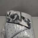 DweIke Fluffy Black White Shag Rugs for Bedroom Living Room, 3x5 Feet Soft Plush Tie-Dyed Cow Girls Boys Kids Rug, Non-Slip and Machine Washable Carpet for Dorm Nursery Classroom Deco  size 36x60