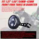 7 inch LED Round Motorcycle Headlight DOT Approved with Housing Bucket Turning Signals DRL Mount Bracket Projector Hi/Low Beam 7" Headlight for H-arley Davidson dyna Honda Suzuki Yamaha