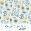 Swedish Dishcloths for Kitchen | 12-Pack Ocean Collection | Absorbent Reusable Swedish Dishcloths, Eco-Friendly Cellulose Sponge Dishtowels