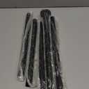 Black Shower Curtain Rod 31 to 80 Inch,1 Inch Diameter Adjustable Spring Tension Stainless Steel Telescoping Rod, Easy Install, No Rust