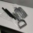 Sifting Shovel, Heavy Duty Sand Sifter Shovel with Ergonomic Grip for Beach, Farm and Garden, Chicken Coop Poop Scooper - 53.2 inch