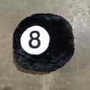 XIYUAN 14inch Billiards Sports Pillow Soft Stuffed Throw Pillow Toys Fluffy Durable Football Plush Toys Gift - for Kids Boy Girls Children Room Decor Sofa Cushion (No.8 Billiards)