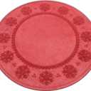 Christmas Tree Mat 35" Christmas Tree Stand Mat with Lip Heavy Duty Christmas Tree Floor Protector Waterproof Christmas Tree Stand Pad from Spills Scratches Xmas Home Decor(Red,Snowflake)