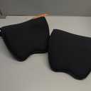 Crofy 2-Pack Car Neck Pillow, Softness Car Headrest Pillow for Driving with Adjustable Strap, 100% Memory Foam and Breathable Removable Cover, Comfortable Ergonomic Design, Black