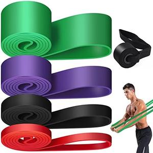 GPPNKC Resistance Band,Pull Up Assistance Bands, Workout Bands, Exercise Bands, Resistance Bands Set for Working Out with Door Anchor,Physical Therapy, Shape Body, Men and Women