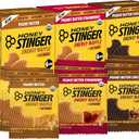 Honey Stinger Organic Peanut Butter Energy Waffle Variety Pack, 6 Pack Each of Peanut Butter, PB Chocolate and PB Strawberry, Nutritious Stroopwafel Snack for Exercise, Endurance and Performance (Exp Date: 06/05/26)