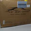 WELLDO Car Seat Covers Full Set, Leather Seat Covers for Cars, Car Seat Protector Waterproof, Non-Slip Car Interior Covers Full Set Universal Automotive Seat Covers for Most Cars SUVs, Black