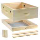 10 Frame Beehive Candy Board and Bee Hive Winter Quilt Box Combo Set,Assembled Bee Hive Quilt Box,Assembled Bee Candy Boards Feeder for Winter Beekeeping Equipment