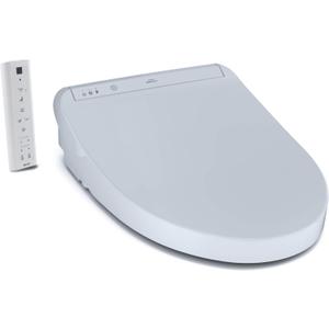 TOTO WASHLET K300 Electronic Bidet Toilet Seat with Instantaneous Water Heating, PREMIST and EWATER+ Wand Cleaning, Elongated, Cotton White - SW3036R#01