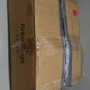 GENIMO 8x10 Area Rugs for Living Room, Machine Washable Non Slip Vintage Rugs, Low Pile Lightweight Chenille Print Rug for Bedroom, Dining Room, Home Office, Cyan