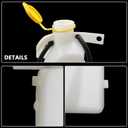 Upgraded Front Pressurized Coolant Reservoir with Cap & Tubing for Jeep Wrangler 3.6L 2012-2017 Replaces OE# 68091500AD 68091500AE 603-773 603773 CH3014149