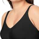 Warner's Women's Easy Does It Underarm-smoothing With Seamless Stretch Wireless Lightly Lined Comfort Bra Rm3911a (Medium, Rich Black)