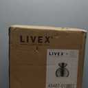 Livex Lighting, 45487-01, Stockton, Globe Semi-Flush, Antique Brass