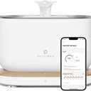 PETLIBRO App-Controlled Cat Water Fountain, Pet Water Fountain with Stainless Steel Tray, Water Fountains for Cats Indoor with Drinking Monitoring, 2.4G Wi-Fi Cat Fountains for Drinking