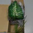 16" Small Fake Plants Artificial Tropical Faux Plants Indoor Desk Plant for Home Office Kitchen Shelf Sage Green Decor