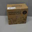 Kochorie 150 Pieces Blue Flower Paper Plates 7 Inches Disposable Floral Paper Plates Scalloped Blue Chinoiserie Vintage Flower Dessert Plate for Wedding Birthday Holiday Party Decor Supplies