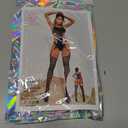 Lingerie Bodystocking Sets for Women Sexy, One Size Fits All Lingerie with Garter Super Stretch, Lenceria Sexy Para Cojer Gift for Women (Black, F)