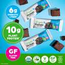 Orgain Organic Vegan Protein Bars, Chocolate Brownie - 10g Plant Based Protein, Low Calorie Healthy Snacks, No Lactose or Soy Ingredients, Gluten Free, Non-GMO - 1.41 Oz (Pack of 12) (EXP 12/10/26)