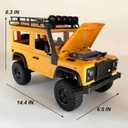 WPLDEWAN 1/12 RC Crawler MN98 Remote Control Truck Off Road RC Rock Crawler 4x4 Land Rover All Terrain Hobby Climber for Adult 2 Speed Full Proportional 280 Motor Upgraded Chassis 2 Batteries