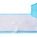 Basics LeakProof Dog and Puppy Potty Training Pee Pads with QuickDry 5Layer Surface, Standard Absorbency, Giant Size, 27.5 x 44 Inch, Blue & White, 40Pack