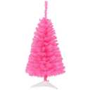 36" Unlit Artificial Christmas Mini Tree with Plastic Stand