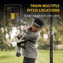 SKLZ Hit-A-Way Youth Baseball Swing Trainer, Portable Solo Batting Practice with Stand, Tethered Ball for Hitting Drills, Ages 13 and Under
