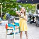 Melissa & Doug Deluxe Wooden Barbecue Grill, Smoker & Pizza Oven, Toy Food & Kids Play Kitchen Accessories, Preschool Learning Toys for Girls & Boys 3+ - FSC Certified, 22.2 x 14.95 x 8.4