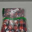 CCINEE 36Pcs Christmas Buffalo Plaid Drawstring Bags Red and Black Plaid Xmas Burlap Bag Reusable Treat Candy Bag Cotton Gift Bags with Drawstrings for Candy Wrapper Christmas Party Favors