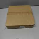 9.8" Round Clear Acrylic End Table - Modern Small Space Side Table for Living Room, Bedroom, Office, Outdoor | Sturdy, Easy to Install, Multi-Purpose