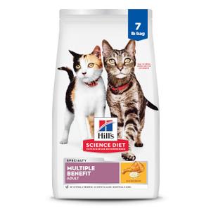 Hill's Science Diet Adult 1-6 Multiple Benefit Dry Cat Food, BBD: 01-2027