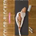 Thick Yoga Mat 72"x24"x0.4" (Black + Pink)