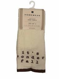 Homewear Hand Towels Set Of 2 15x25 2 Pack