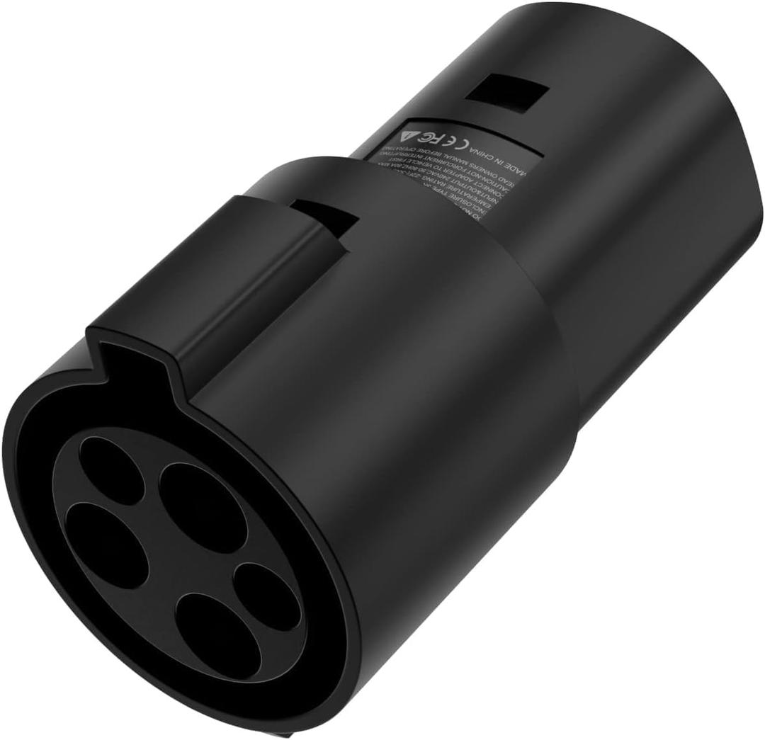 AutoBot J1772 to Tesla Adapter, 80A SAE J1772 Charger to NACS Converter for Tesla Model 3/Y/X/S, 250V Fast Charging, IP54 Waterproof, Compact & Durable EV Charging Adapter for Level 1/Level 2 Stations