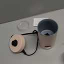 Rae Dunn Electric Milk Frother Steamer -Stylish Automatic Milk Steamer and Frother, Milk Warmer, Hot and Cold Foam Maker for Coffee, Latte, Cappuccino, Macchiato - 550 Watt (Blush)