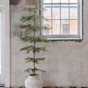Black Olive Tree Artificial 7 Feet Tall, Artificial Shady Lady Tree, Faux Decorative Tree