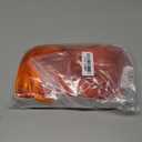 BERON 14" Women Girls Short Curly Bob Wavy Wig Body Wave Halloween Cosplay Daily Party Wigs (Ombre Orange)