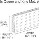 ComfortHome Mattress Bag for Moving and Storage, Queen and King Size, 1 Pack