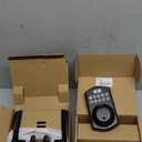 Veise Fingerprint Door Lock with 2 Lever Handles - Keyless Entry Door Lock, Electronic Keypad Deadbolt, Digital Smart Code & Front Handle Sets, Auto-Locking, Easy Installation, Matte Black