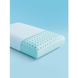 SLEEP ZONE Cooling Memory Foam Pillow - Odorless, Breathable, Skin-Friendly with Superior Support for Back, Stomach or Side Sleepers, Home, Hotel, Hospital Essentials (Blue, King, 1 Pack)
