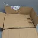 Qutuus 10x5x13 Kraft Paper Bags 100 Pcs Kraft Shopping Bags, Paper Gift Bags for Retail, Merchandise, Recycled Bulk Paper Sacks, Brown Paper Bags with Handles Bulk