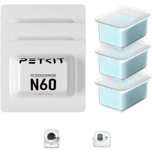 PETKIT Odour Eliminator N60 for PUROBOT Ultra, PUROBOT Max Pro/2 and PUROBOT Crystal Duo Self Cleaning Cat Litter Tray, 3Pcs