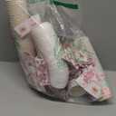 Jingmore 100 Pcs Floral Paper Coffee Cups with Lids and Sleeves Colorful Flower Design Disposable Coffee Cups for Tea Party Wedding Reception Baby Shower Supplies (8 oz)